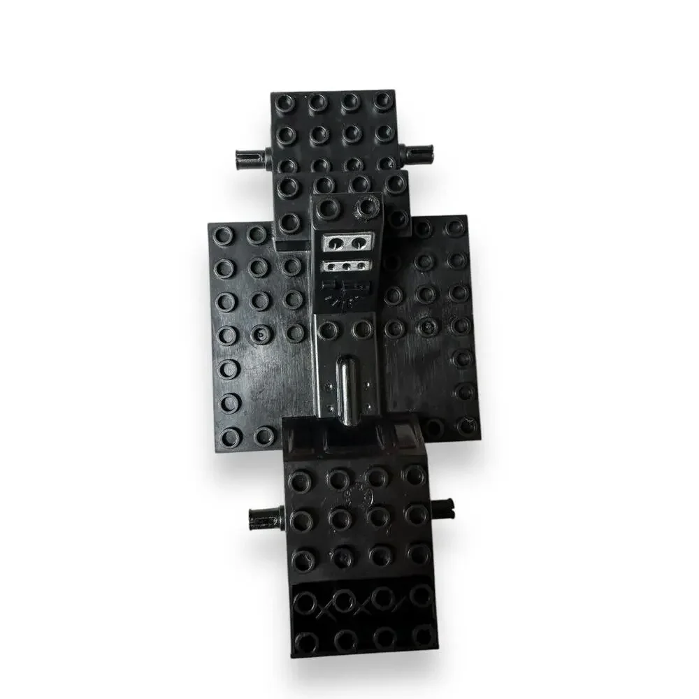 Mega Bloks Black Vehicle Base Frame Car Truck Automobile Replacement Build Part